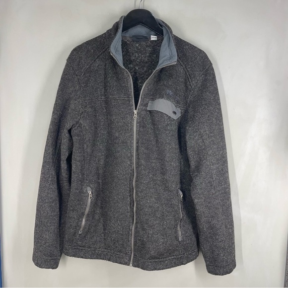 Marmot Mens Gray Midweight Poacher Pile Wool Blend Fleece Lined Jacket Sz Large